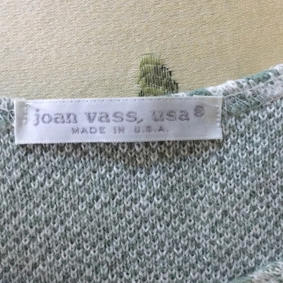 Joan Vass Au Courant Animal Print Knit Top NWOT - Picture 5 of 5